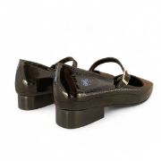 Εικόνα της Μπαλαρίνες με ελαστική μπαρέτα και τετράγωνη μύτη