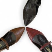 Εικόνα της Croco μυτερές μπαλαρίνες με ελαστική μπαρέτα