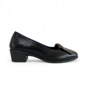 Εικόνα της Δερμάτινες ανατομικές αερόσολες γόβες με κρόσια