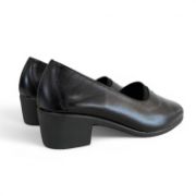 Εικόνα της Δερμάτινες ανατομικές αερόσολες γόβες με λάστιχο