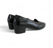 Εικόνα της Δερμάτινες ανατομικές γόβες με σχέδιο φίδι