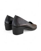 Εικόνα της Δερμάτινες ανατομικές γόβες με λεπτομέρειες φίδι και γαζιά