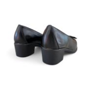 Εικόνα της Δερμάτινες ανατομικές γόβες με φιόγκο