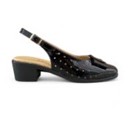 Εικόνα της Δερμάτινα τρυπητά ανατομικά εξώφτερνα πέδιλα