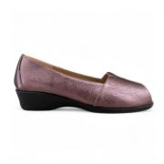 Εικόνα της Γυναικεία δερμάτινα ανατομικά peep toe παπούτσια