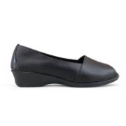 Εικόνα της Γυναικεία δερμάτινα ανατομικά peep toe παπούτσια