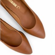 Εικόνα της Γόβες ταμπά μυτερές με χοντρό τακούνι