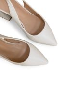 Εικόνα της Γόβες Slingback Εξώφτερνες  Μυτερές με Χοντρό Τακούνι 