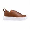 Εικόνα της Δερμάτινα Ανδρικά Sneakers με Λευκή Σόλα