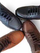 Εικόνα της Δερμάτινα Ανδρικά Casual Sneakers