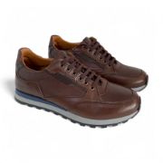 Εικόνα της Δερμάτινα Ανδρικά Casual Sneakers