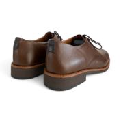 Εικόνα της Σκαρπίνια δερμάτινα με στρογγυλή μύτη