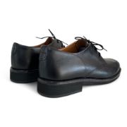 Εικόνα της Σκαρπίνια δερμάτινα με στρογγυλή μύτη