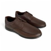 Εικόνα της Δερμάτινα ανατομικά υποδήματα με κορδόνι