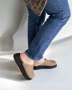 Εικόνα της Δίσολα Suede Clogs με Μαλακή Σόλα