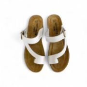 Εικόνα της Ανατομικές δέρμάτινες παντόφλες με δάχτυλο