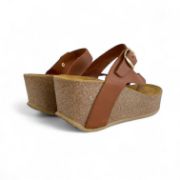 Εικόνα της Ανατομικές δέρμάτινες παντόφλες με δάχτυλο