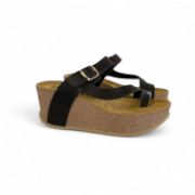 Εικόνα της Ανατομικές δέρμάτινες παντόφλες με δάχτυλο