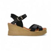 Εικόνα της Old Δερμάτινη πλατφόρμα με χιαστί λουράκια