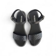 Εικόνα της Old Σανδάλια δερμάτινα με λεπτή κροκό φάσα