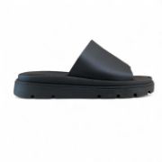 Εικόνα της Παντόφλες Flatforms Δίσολες με Φαρδιά Ασύμμετρη Φάσα και toe ring