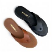 Εικόνα της Δερμάτινες Σαγιονάρες με Μαλακό Πάτο