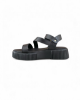 Picture of Δερμάτινα Σανδάλια Δίσολα Flatforms με Λοξό Λουρί