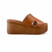 Εικόνα της Παντόφλες Πλατφόρμες με Φαρδιά Φάσα