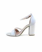 Εικόνα της Πέδιλα με Γκλίτερ Στρας και Χοντρό Τακούνι