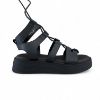 Εικόνα της Σανδάλια Δίσολα Flatform Gladiator με Κορδόνι