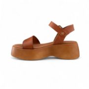 Εικόνα της Δερμάτινες Πλατφόρμες Flatforms με Φάσα