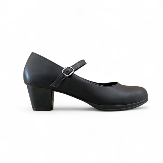 Εικόνα της Γόβες με Μπαρέτα και Χοντρό Χαμηλό Τακούνι