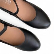 Εικόνα της Γόβες με Μπαρέτα και Χοντρό Χαμηλό Τακούνι