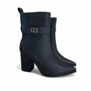 Εικόνα της Μποτάκια μυτερά με χοντρό τακούνι