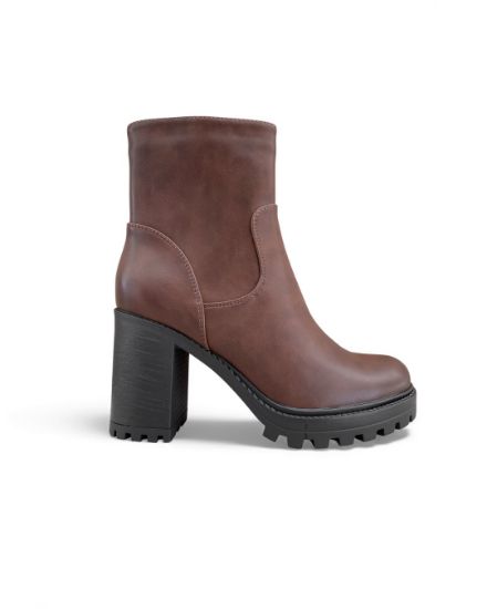 Εικόνα της Old Μποτάκια με χοντρό τακούνι και τρακτερωτή σόλα