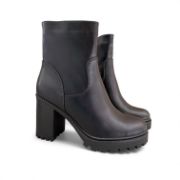 Εικόνα της Old Μποτάκια με χοντρό τακούνι και τρακτερωτή σόλα