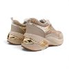 Εικόνα της Sneakers με συνδυασμό υλικών και χρωμάτων