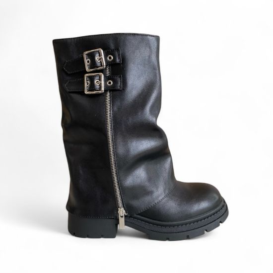 Εικόνα της Μποτάκια με αναδιπλούμενη φάσα διακοσμητικές τόκες και φερμουάρ