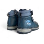 Εικόνα της Παιδικά μποτάκια για αγόρια με φερμουάρ αυτοκόλλητο και λάστιχα