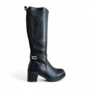 Εικόνα της Μπότες με Τακούνι Λάστιχο και Διακοσμητικό