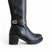 Εικόνα της Μπότες με Τακούνι Λάστιχο και Διακοσμητικό