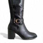 Εικόνα της Μπότες με Χαμηλό Τακούνι Λάστιχα και Διακοσμητικό