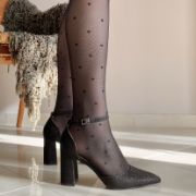 Εικόνα της Γόβες Μυτερές με Γκλίτερ Μπαρέτα και Χοντρό Τακούνι