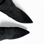 Εικόνα της Μπότες Καστόρ Μυτερές με Χοντρό Τακούνι