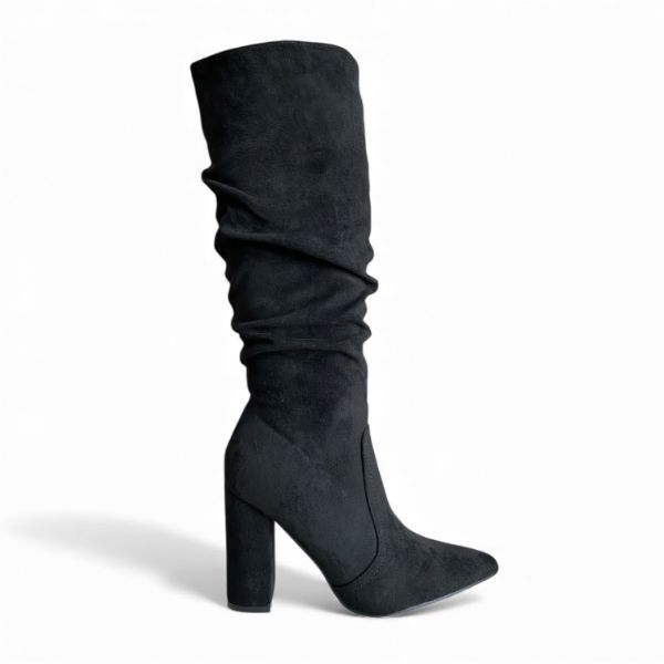 Εικόνα της Μπότες Καστόρ Μυτερές με Χοντρό Τακούνι