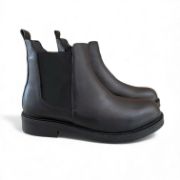 Εικόνα της Μποτάκια Δερμάτινα Chelsea με Λάστιχα