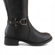 Εικόνα της Μπότες Ιππασίας Καφέ με Λάστιχο και Διακοσμητικό