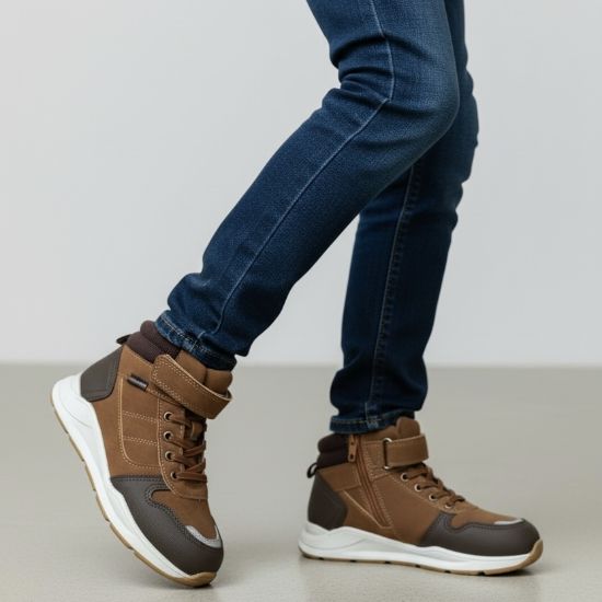 Εικόνα της Παιδικά Μποτάκια για Αγόρια με Φερμουάρ Λάστιχα και Αυτοκόλλητο