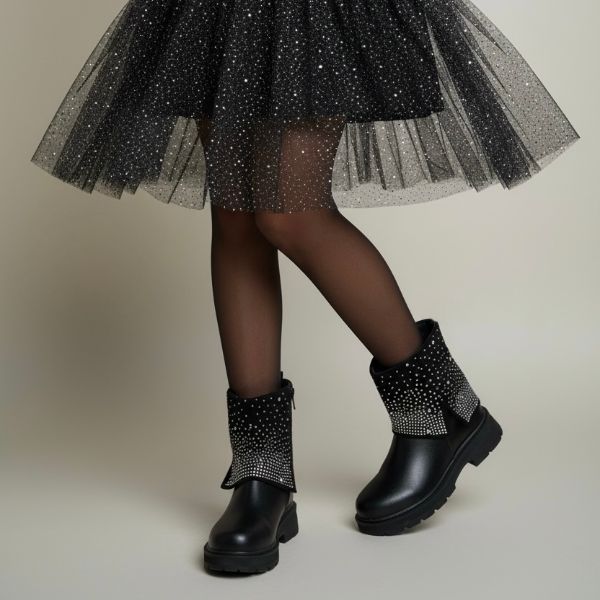 Εικόνα της Παιδικά μποτάκια με στρας για κορίτσια