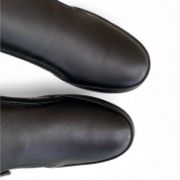 Εικόνα της Μποτάκια Δερμάτινα Ανατομικά με Φερμουάρ και Λάστιχο